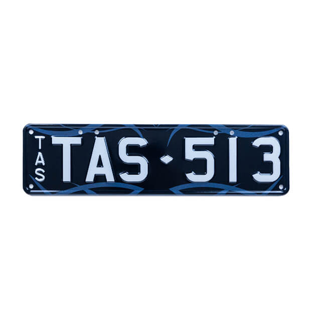 Car Individual Plates Art Range Grey Thorns