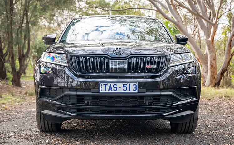 Car - Blue on White Plate