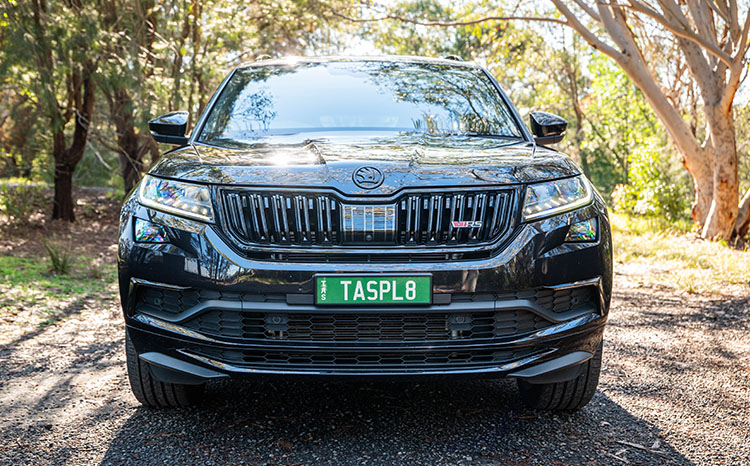 Car - White on Green Plate